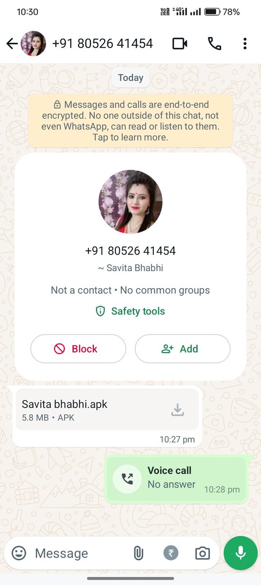 anshuprtapsingh's tweet photo. @CybercrimeSp 
@cyberpolice_up 
@Cyberdost 
इस नंबर से ऐप्स का लिंक भेजा जा रहा है कृपया जांच करे https://t.co/bwpEkXsFoF
