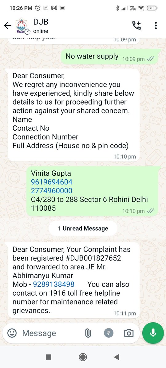 ExpertKapilGarg's tweet photo. @DelhiJalBoard @PMOIndia @CMODelhi https://t.co/04Dhjppuov