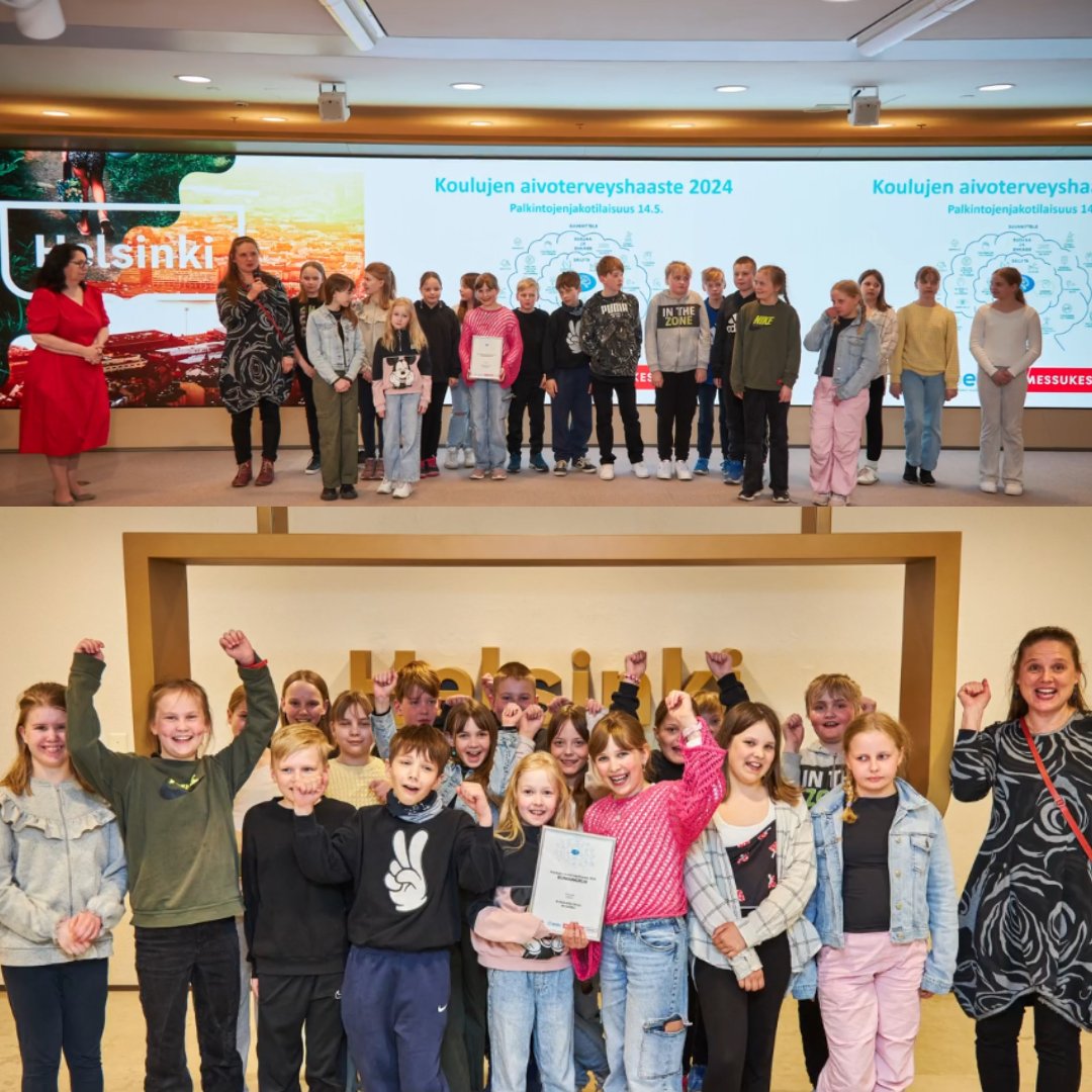 BrainHealth_org's tweet photo. Launched by the #BrainHealthMission, the Brain Health School Challenge has now taking root in Finland!

In collaboration with @NeurocenterFI &amp; @SuomenNeuro join us as we celebrate the winners of the Finnish Brain Health School Challenge.

🔗More info: https://t.co/OQFhRJisn3 https://t.co/spAVyVUJUf