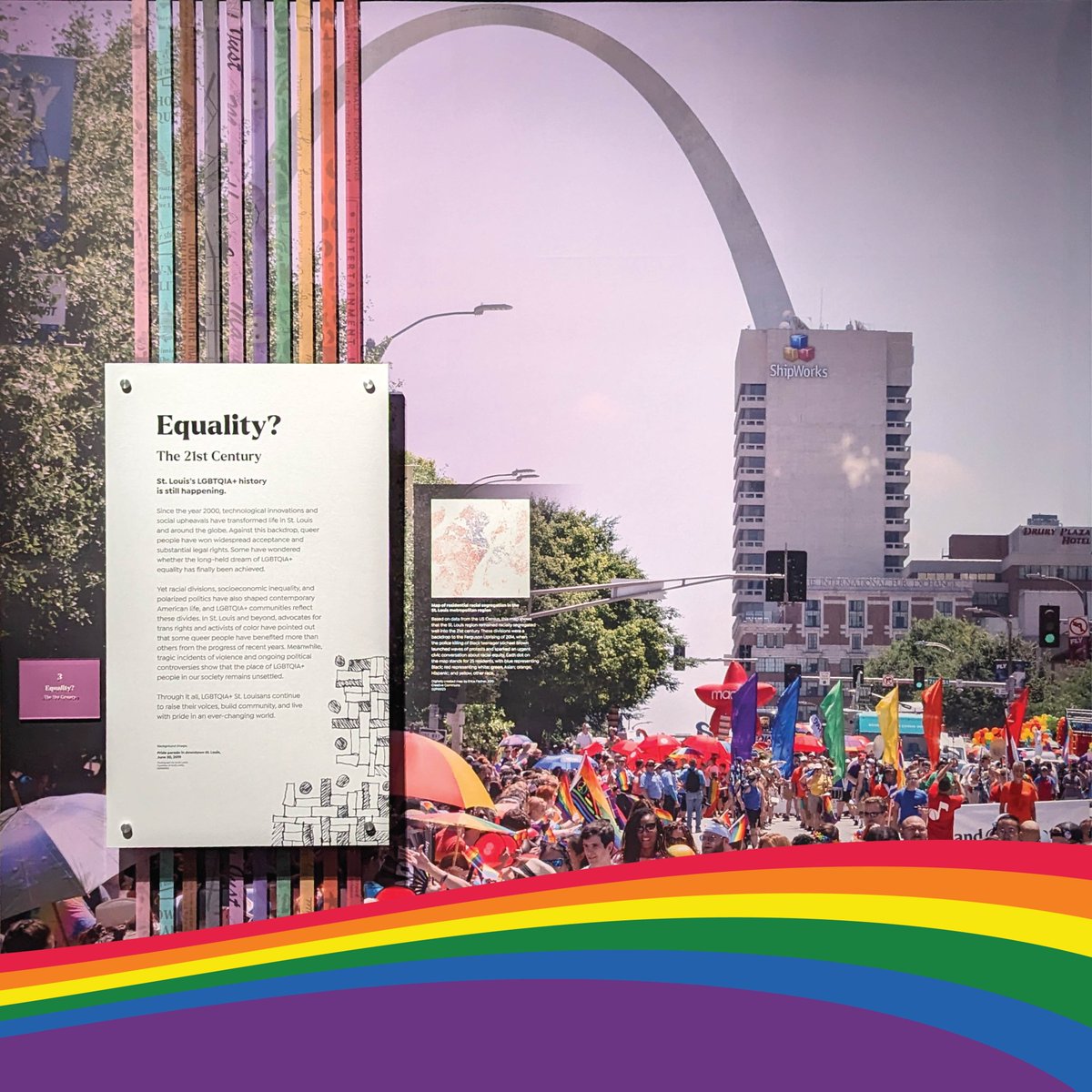 AndaCreative's tweet photo. We are excited to celebrate Pride Month at the Missouri History Museum’s new “Gateway to Pride” exhibit! Running until July of next year, this exhibit offers a chance to learn more about the history of the LGBTQIA+ community in St. Louis.

Learn more at https://t.co/0e3z0Q2goA https://t.co/BROj2SMHXk