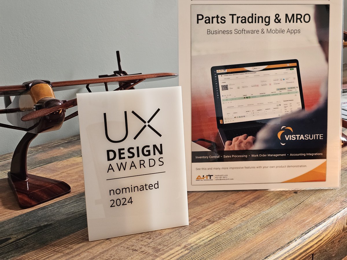 AmbryHill's tweet image. Our team combines firsthand aviation industry experience with software design expertise. We have mastered our users&apos; trade, making us true experts in their needs, and that&apos;s what sets us apart.

Request a demo at ambryhill.com/demo

#aviation #avgeek #uxdesignawards #UXDA24