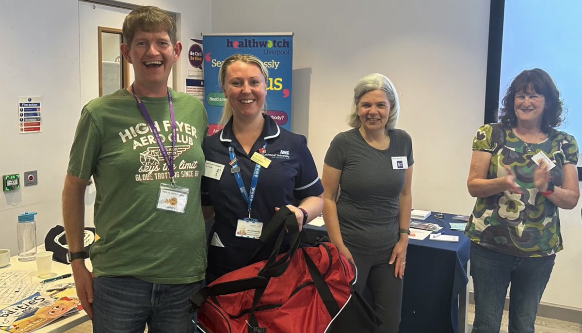 NwchdN's tweet image. Delighted 🤩 to see our @NwchdN LD Forum members presenting distraction bags to our ACHD Nurse Specialists @LHCHFT and @MFT_MRI with items donated by @team_1c and @cha_nw 🫶
#LearningDisabilityWeek2024 
@farrinav @AlrightPortia Melanie Menzies 
LD Open Day 15th June ❤️