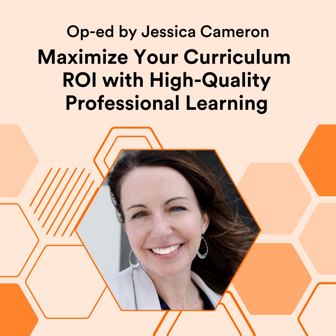 BetterLesson's tweet image. How can you maximize your curriculum ROI? In this op-ed, our CRO Jessica Cameron makes the connection between your new curriculum and high-quality professional learning: hubs.li/Q02C4PH50

#newcurriculum #curriculumimplementation #hqim #hqpd #k12professionaldevelopment