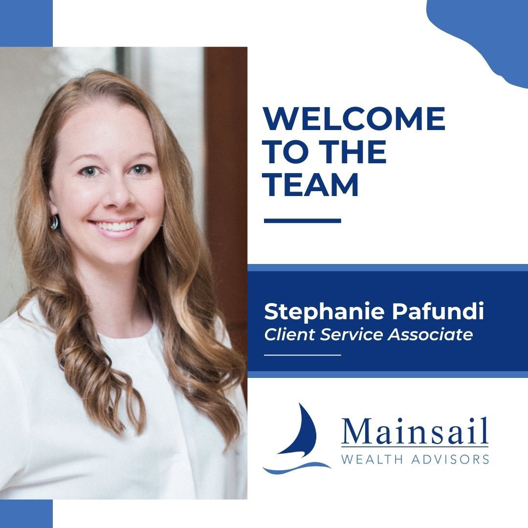 mainsailwealth's tweet photo. We are delighted to introduce the newest addition to our Client Service Team, Stephanie Pafundi! Since joining Mainsail in February, Stephanie has quickly become an integral part of our client service team. Please join us in extending a warm welcome to Stephanie! #TeamMainsail https://t.co/rSYRTy5pG7