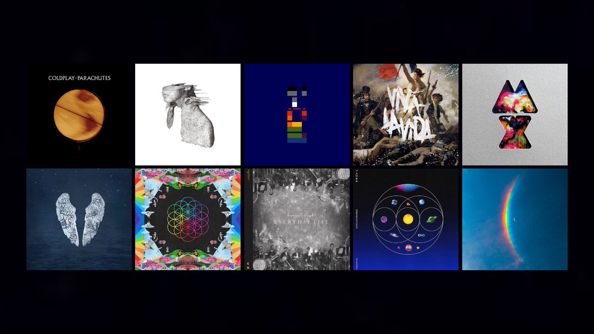 ismoonmusicout's tweet photo. Coldplay LP1 - LP10 🌐🌙🌈 https://t.co/EyxulEbH1L