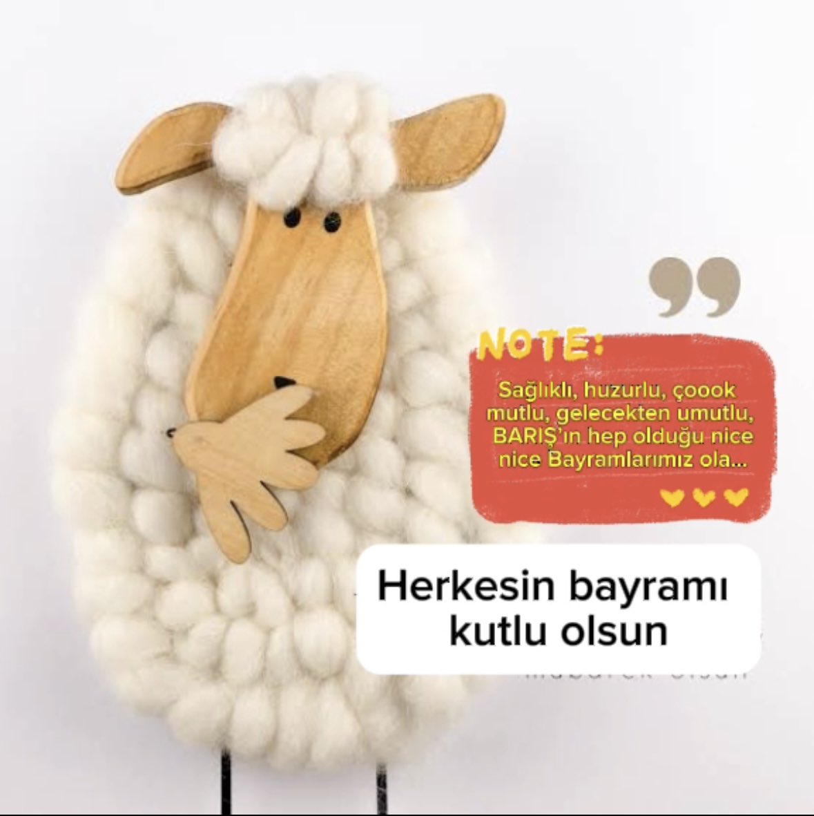 Herkeslere Mutlu Bayramlar #KurbanBayramımızMübarekOlsun