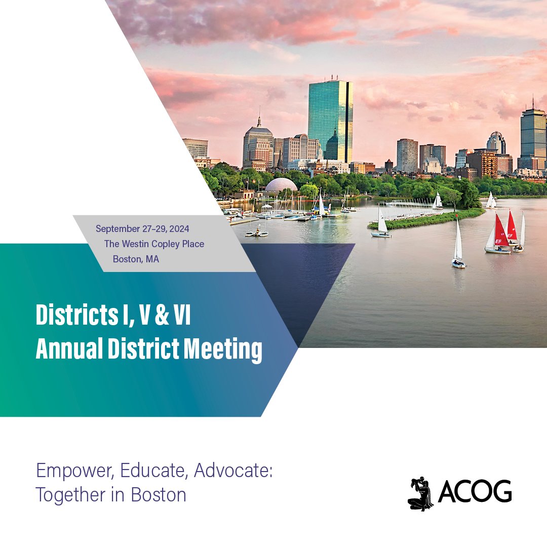 ACOGWI's tweet image. Join us at the District VI Meeting! More Information Visit: acog.org/boston2024 @acogdistrict6