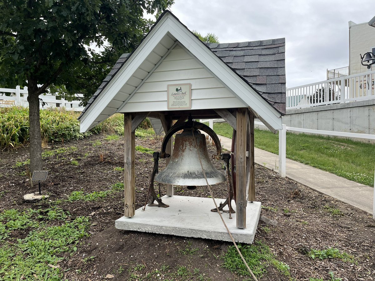 Taking the children to the Laura Ingalls Wilder museum in Burr Oak, Iowa. Next stop is Pepin.