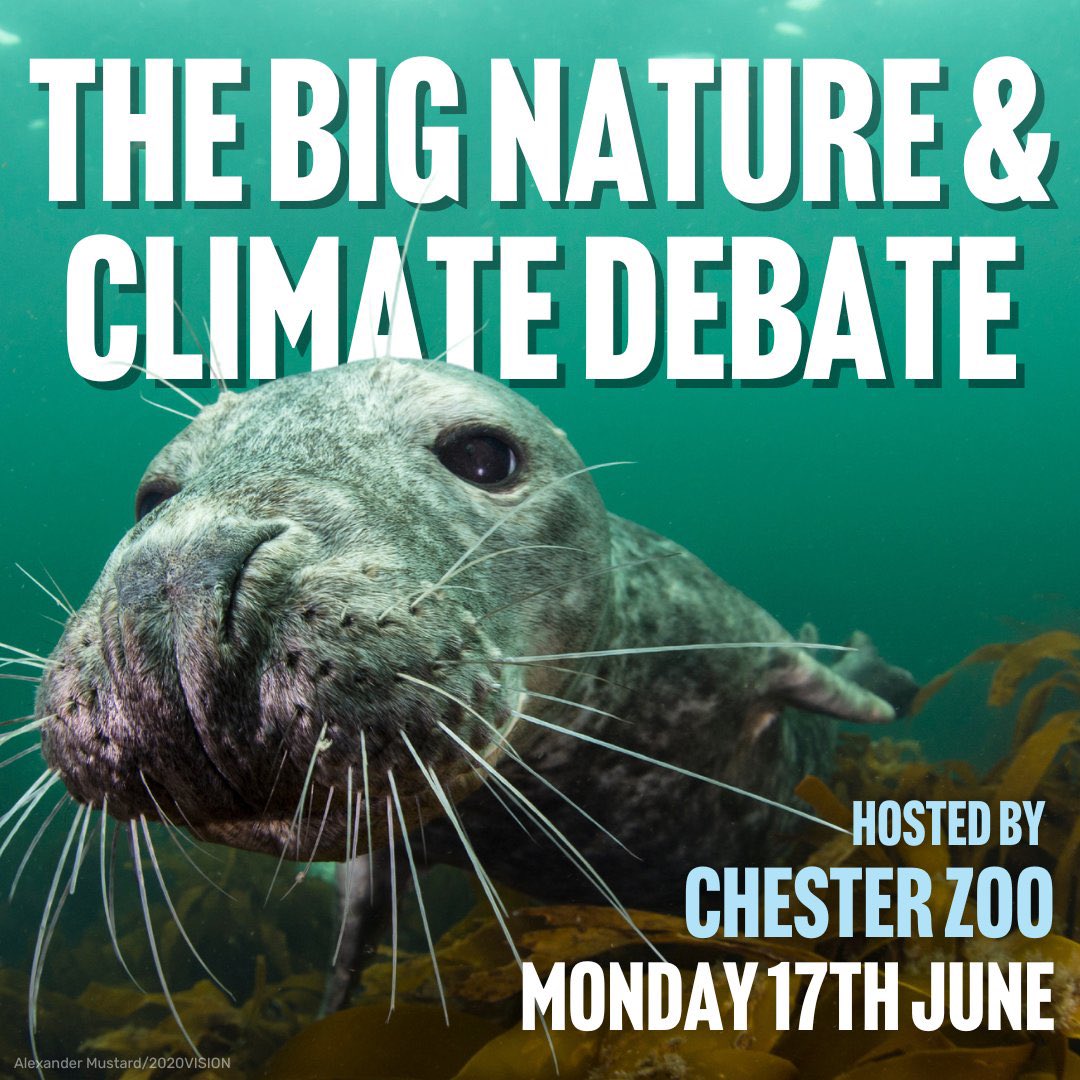 chesterzoo's tweet photo. Tonight we’re putting the BIG environmental questions to the country’s main political parties here at the zoo��
It’s time to put climate and nature at the heart of the #GeneralElection campaign.
Follow #NatureClimateDebate for LIVE updates! https://t.co/vmCYhEZBQd
