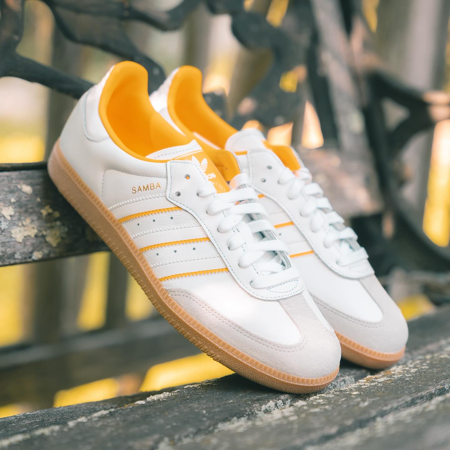 スニーカー adidas Samba OG White Yellow MoreSneakers.com on X: