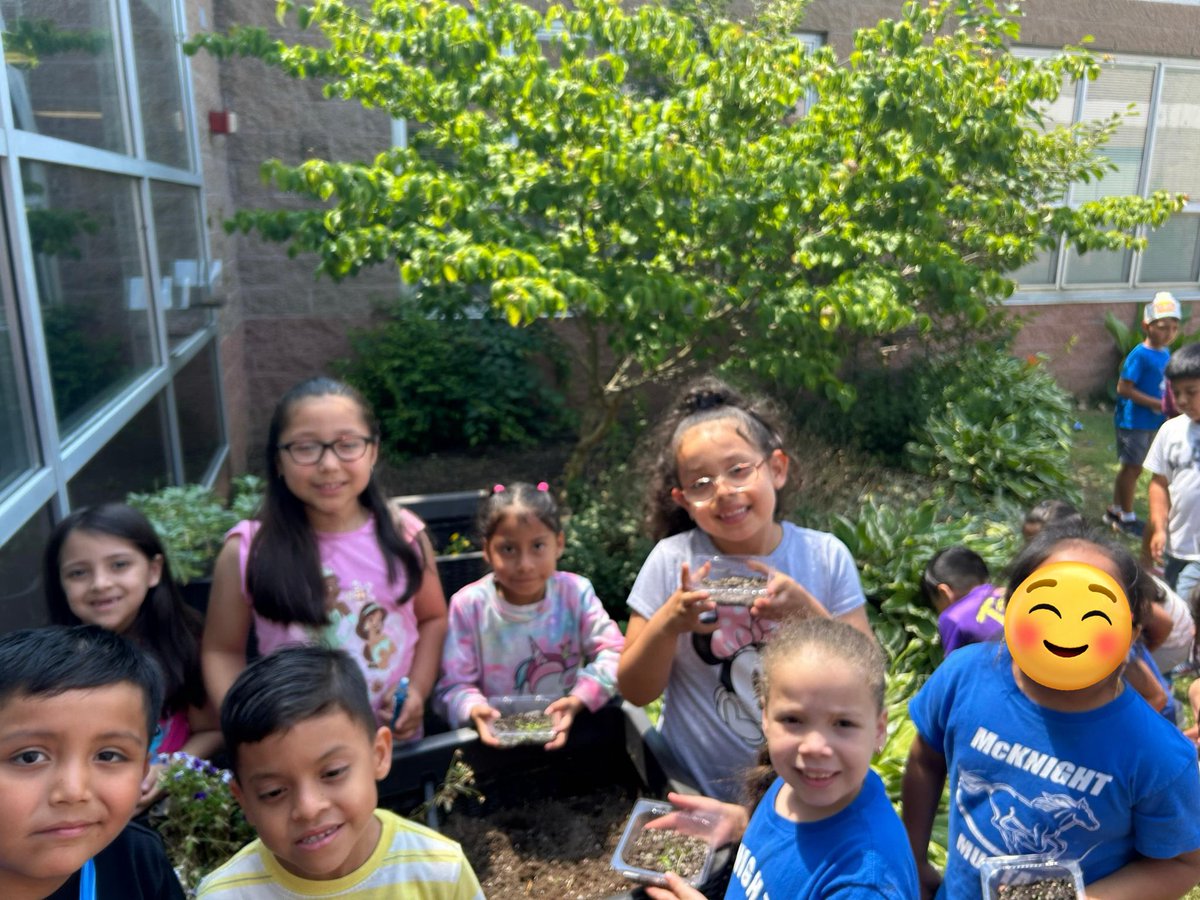 pencils_smiles's tweet image. Our class finished our  plant unit in science by planting our wild flower seedlings and seeds in our school garden! So excited to have them bloom 🌸 🪴#EMKpride #EWRSD