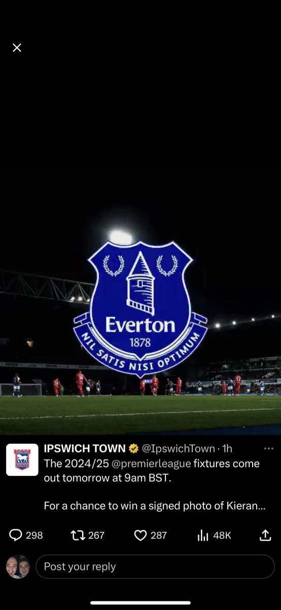 itfcaj's tweet photo. @IpswichTown @premierleague (H) https://t.co/WJ1EdKqDBt