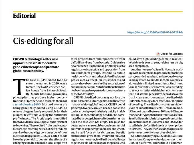 Nature Biotechnology tweet media