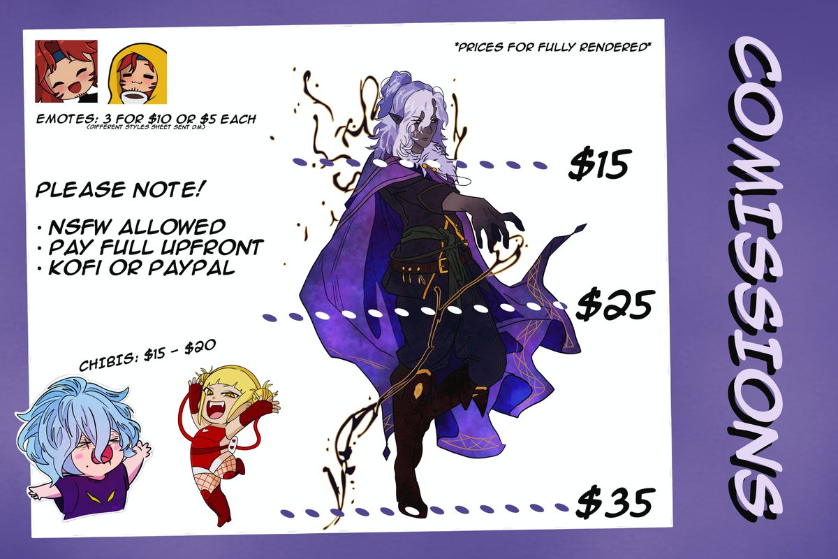 mikart44's tweet photo. New Commission Sheets made, NSFW examples in thread!
✨
Not just BNHA but anything under the sun!
✨
I appreciate a boost more than anything, I'm struggling at the moment! Any questions DM me!
✨
#commissions https://t.co/YTgv3zfP3b