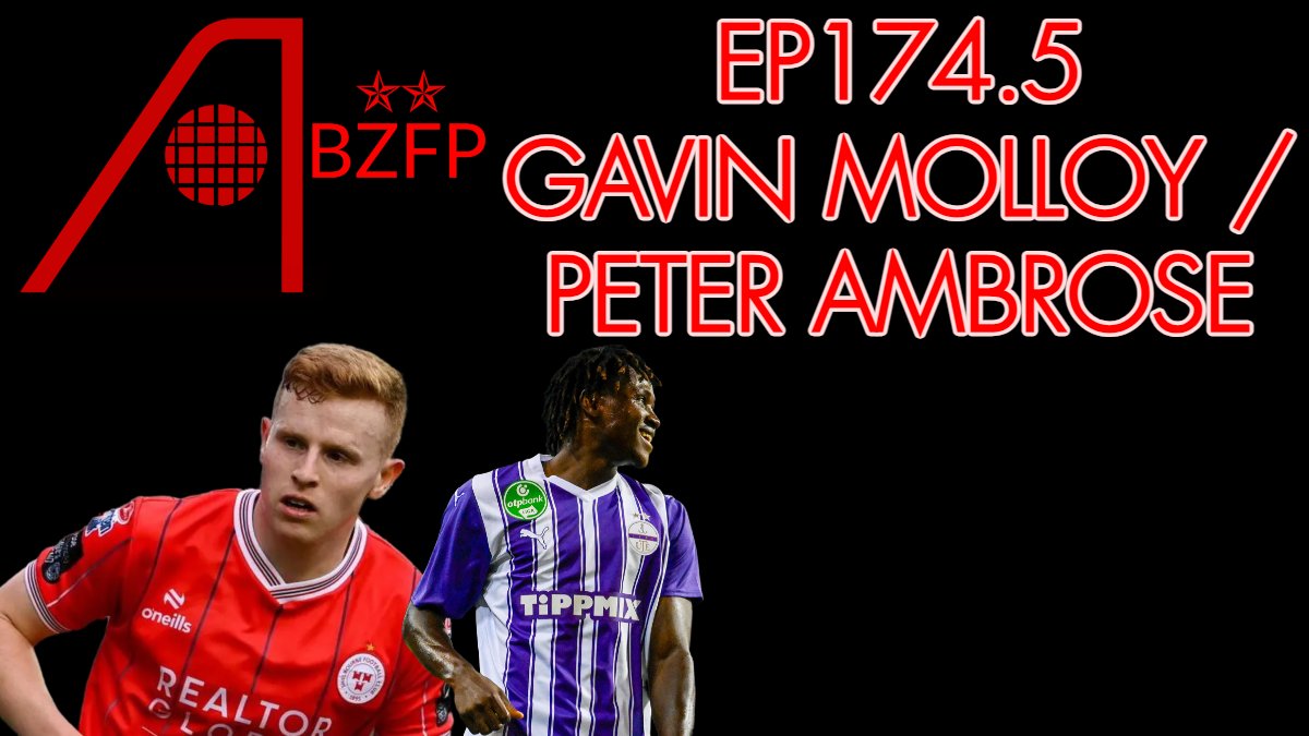 🚨🚨EP174.5 - OUT NOW!

It's the summer, which means it's minipod season and here's the first as <a href="/tchocky83/">G-Unit</a> is joined by:-

🔴 <a href="/ste_doody/">Steven Doody</a> as we check out Gav Molloy; and
⚪️ <a href="/A11Aron/">AA</a> returns to discuss Peter Ambrose

LINKS -&gt; linktr.ee/abzfootballpod…