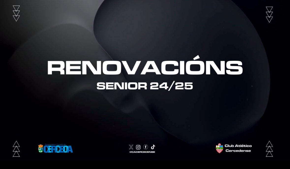 cacercedense's tweet photo. Renovan dous dos puntales do equipo xuvenil que esta tempada logrou o ascenso
Cambian de etapa e agora continúan en senior sendo uns dos nosos
Orgullosos de vós rapaces 💪🏻💪🏻💪🏻 https://t.co/d5DxII5a1a