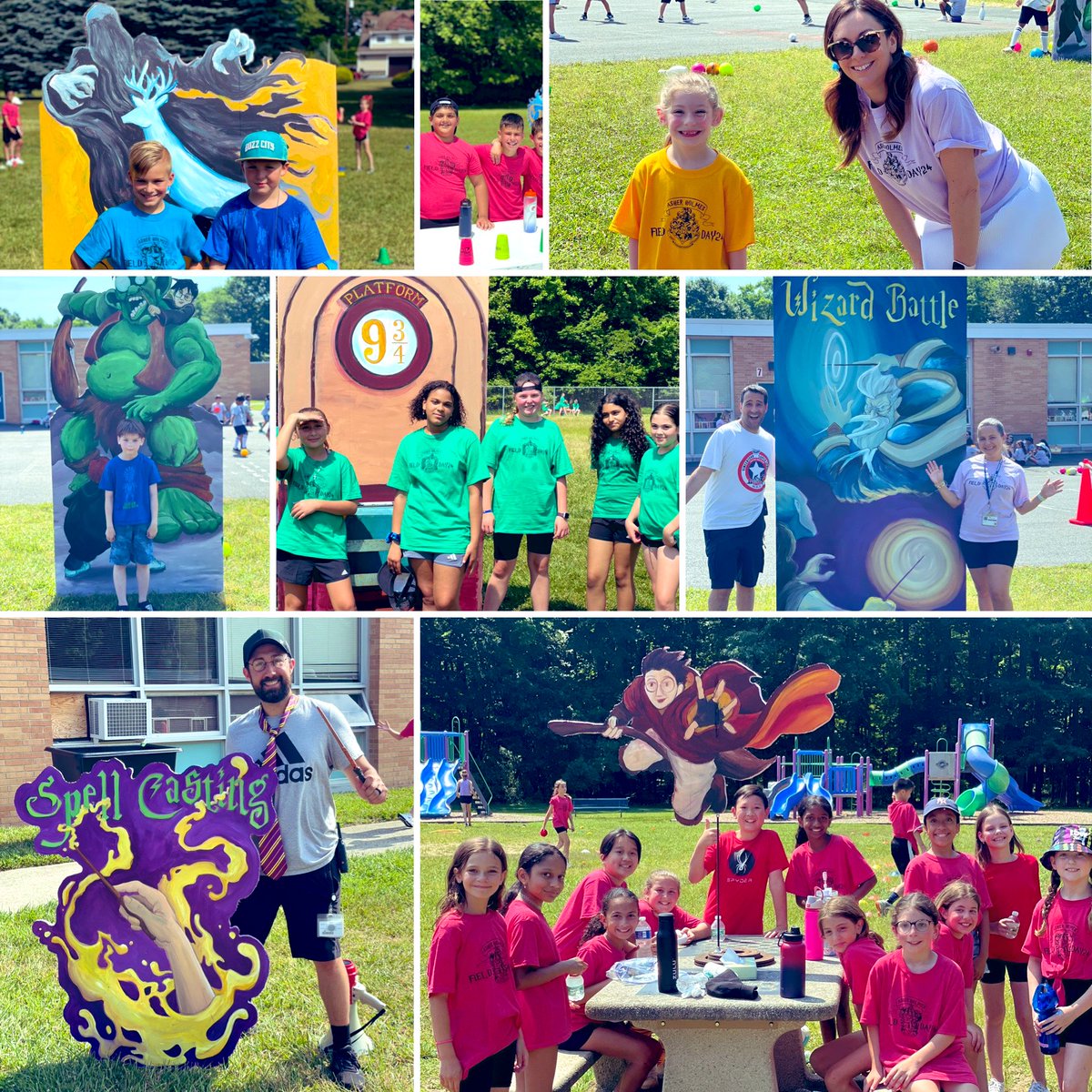 AsherHolmesES's tweet photo. It was all wizards and wands at Asher’s Harry Potter themed Field Day! The most exciting day of the year for our kids. ❤️ #asherpride @MTPSNJ @Asherholmespta https://t.co/I1v80BU8mg