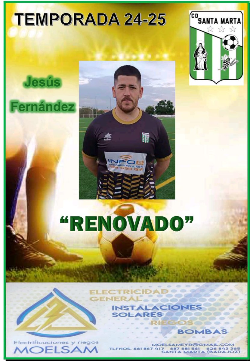 CD_SantaMarta's tweet photo. 🗣️ RENOVACIÓN 

Tras la excelente temporada realizada, el gato de Santa Marta se volverá a poner los guantes una temporada más y ya van 10 de forma consecutiva. Vamos a por otra temporada ilusionante 💪💪💚🤍 https://t.co/6ovyAyGLcX