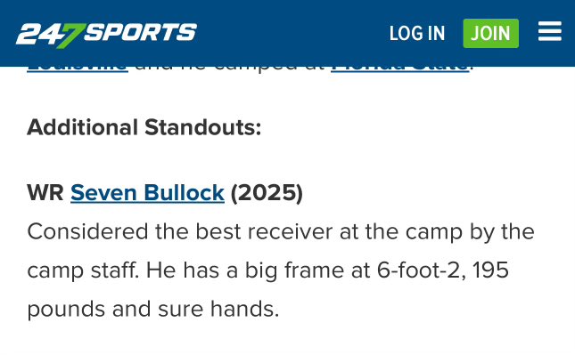 Seven Bullock (@7sevenbullock) on Twitter photo Thank you to Coach LB, <a href="/X3performance/">X3 Performance and Physical Therapy</a> and <a href="/247Sports/">247Sports</a> for a great camp! <a href="/Bludevilsti06/">Kevin Bullock</a> Thank you to Coach LB, <a href="/X3performance/">X3 Performance and Physical Therapy</a> and <a href="/247Sports/">247Sports</a> for a great camp! <a href="/Bludevilsti06/">Kevin Bullock</a>