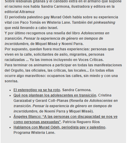 nrdMadrid's tweet image. Voces críticas Nº 45 con entrevistas y artículos de Silvia Federici, Empar Pineda, @AngelesConfe @AnaMayuscula @CarolinaMeloni1 @marietasanz @olgarodriguezfr @antonioantonUAM entre otras.
#lgtbi #derechos #Africa
mailchi.mp/0db230ff08ea/v…