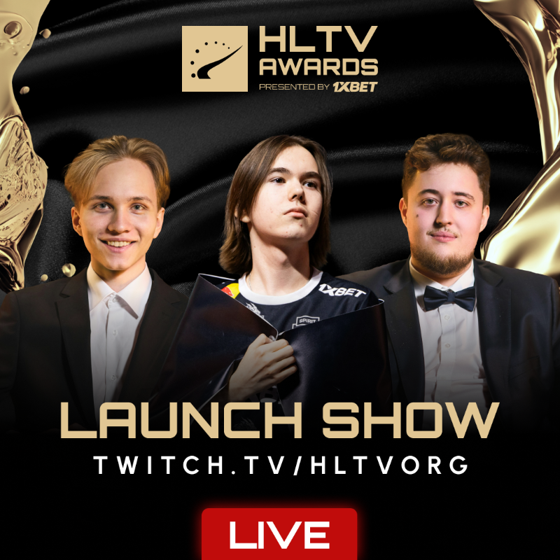 HLTVorg's tweet photo. It's time for @HLTVawards Launch Show 

The date, location, and theme of the next ceremony and more are to be announced LIVE on Twitch 📺👇