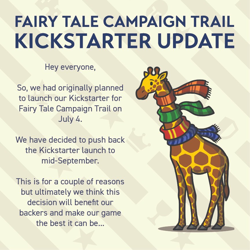 ParagriffGames's tweet photo. Hey y'all, a quick update on on the state of our Kickstarter launch 👇

TL;DR: we're pushing back our Kickstarter launch from July 4 to mid-September

We appreciate everyone sticking with us. See you in the fall! https://t.co/0wVBs1Fff1