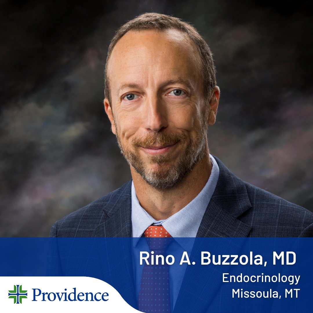 Dr. Rino Buzzola is an #Endocrinologist at Providence Endocrinology, Diabetes and Nutrition Center. He is part of a dedicated and compassionate team who cares for those affected by #diabetes, metabolic disorders and endocrine disorders.

☎️ 406-329-5781 to make an appointment.
