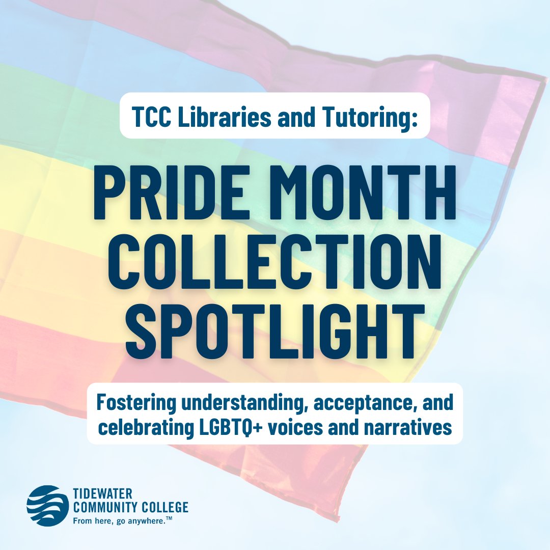 TCCva's tweet image. Celebrate #PrideMonth with TCC Libraries and Tutoring&apos;s curated collection. 📚🌈✨ Explore a vast selection of nonfiction, fiction, history, and life stories, alongside captivating graphic novels here: brnw.ch/21wKNvS.

#TCCva #TCCvb #VirginiaBeach #LGBTQ #HamptonRoads