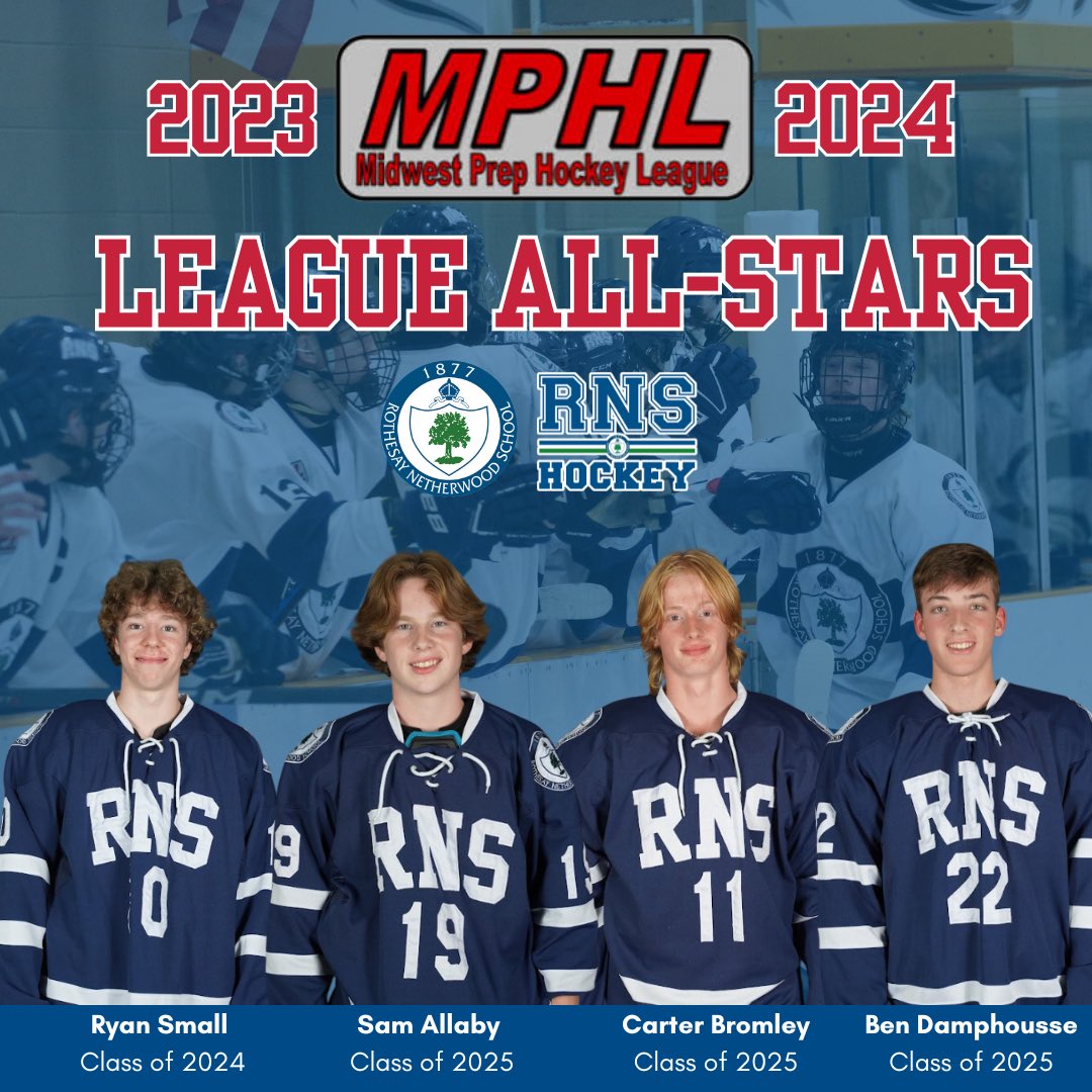 RNSPrepHockey's tweet photo. Big congrats to our 2023-24 PB HKY MPHL All-Stars! Getting the work 🥾’s ready for 24/25 (stay tuned). 😤

#FTF https://t.co/ZWDiQwMwhT