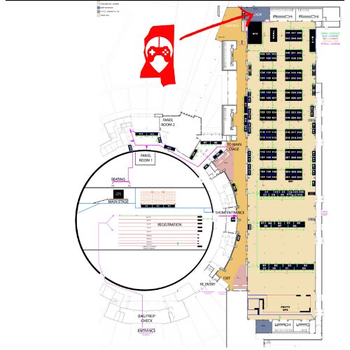 thereal601G's tweet photo. For those going to #MSComicCon this weekend, don't forget to drop by our booth in the arcade room, right next to the restrooms and Van's CCG! https://t.co/WAdj0bF79C