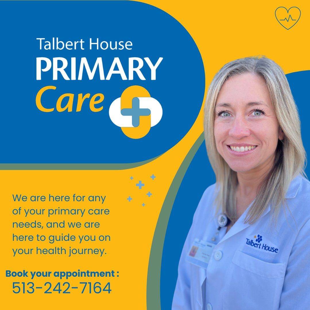 Talbert House Primary Care provides a full range of services for all patients to meet the needs of you and your family, from preventive to ongoing health care. Learn more at talberthouse.org/help/primary-c….