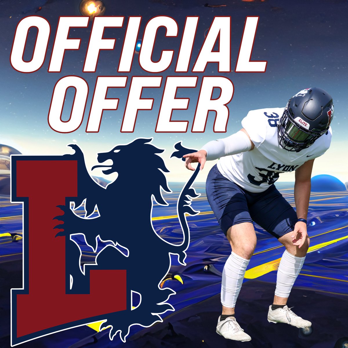 Jace Chadwick (@jacechadwick17) on Twitter photo After a great call with <a href="/LyonHBC/">Chris Douglas 🏈</a> and <a href="/CoachBriggs6/">Corey Briggs</a>, I’m blessed to receive an offer from Lyon University! After a great call with <a href="/LyonHBC/">Chris Douglas 🏈</a> and <a href="/CoachBriggs6/">Corey Briggs</a>, I’m blessed to receive an offer from Lyon University!