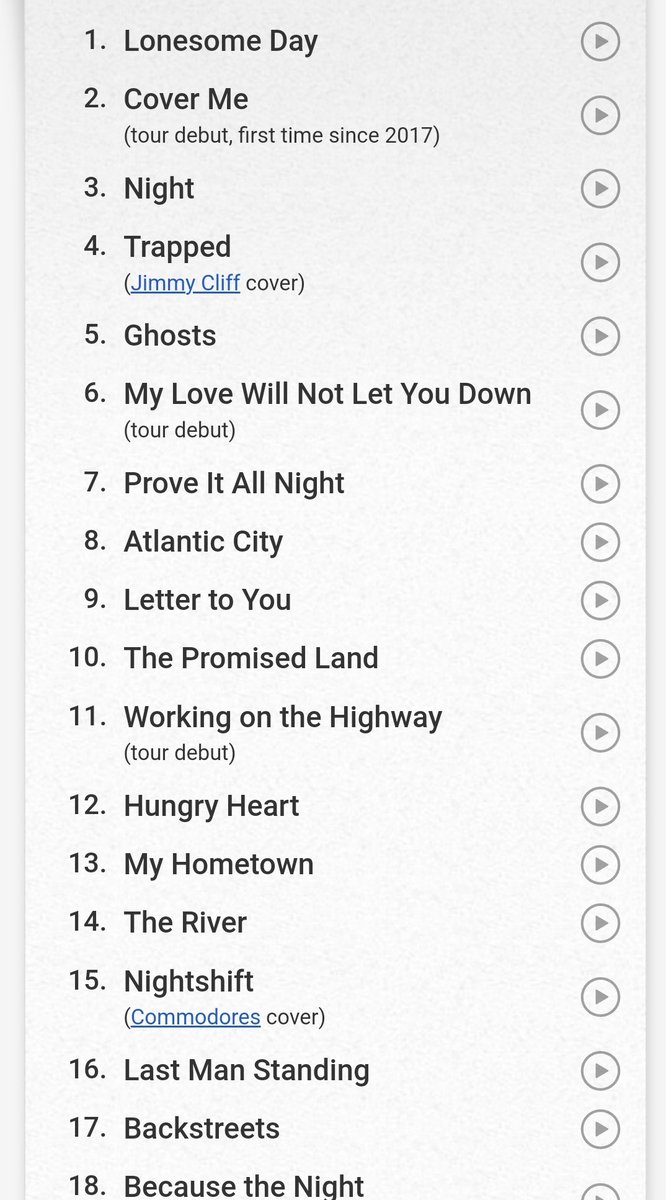 Bruce Springsteen's Tour News tweet media