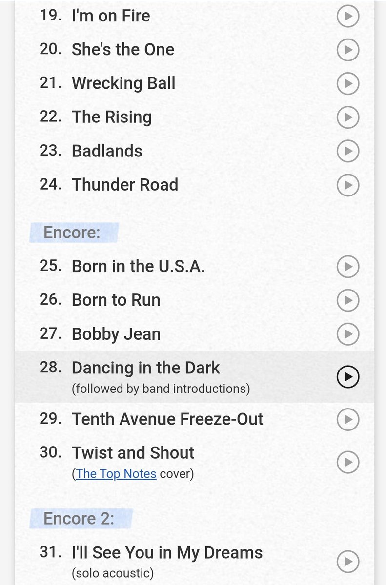 Bruce Springsteen's Tour News tweet media