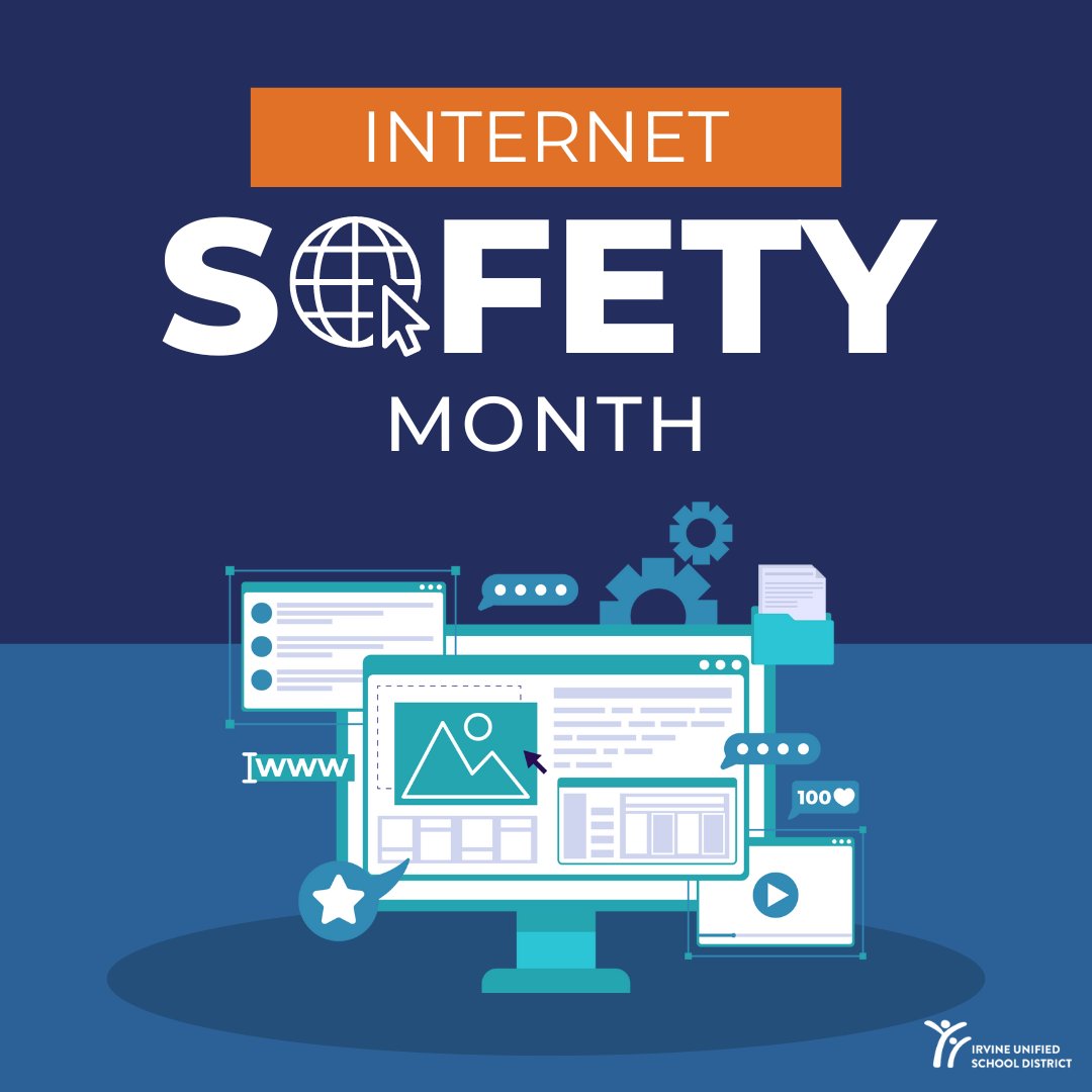 June is Internet Safety Month! 🌐IUSD would like to remind our community about the importance of digital citizenship and online safety. Find tips from our IT team: iusd.org/InternetSafety…