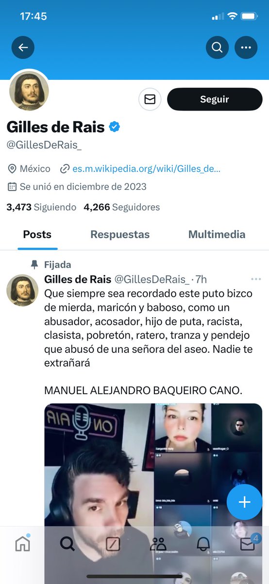 JubeGuti's tweet photo. @neoliberalover @AlexBaks82 @FGRMexico @Mecanismo_MX Busque al tipo este Jaime y ya no aparece su perfil, pero salió este otro que me imagino es el mismo porque también está obsesionado con @AlexBaks82. https://t.co/KOJZKEBMcv