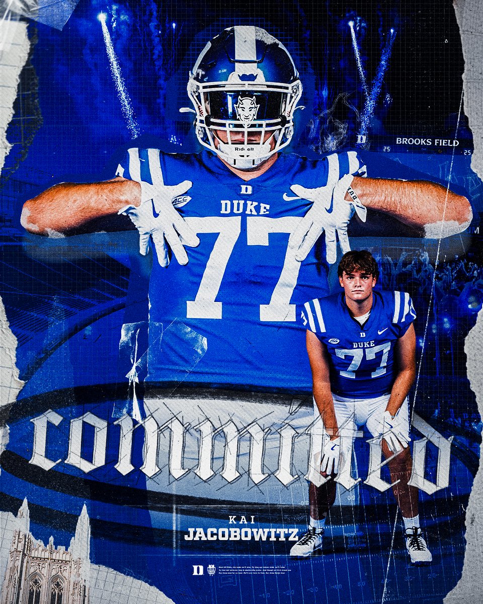 Committed #BleedBlue <a href="/Coach_MannyDiaz/">Manny Diaz</a> <a href="/JeffNorrid1/">Jeff Norrid</a> <a href="/AShep79/">Austin Shepherd</a> <a href="/coachbrewha/">Coach Jonathan Brewer</a> <a href="/Cbad_Football/">Carlsbad HS Football</a>