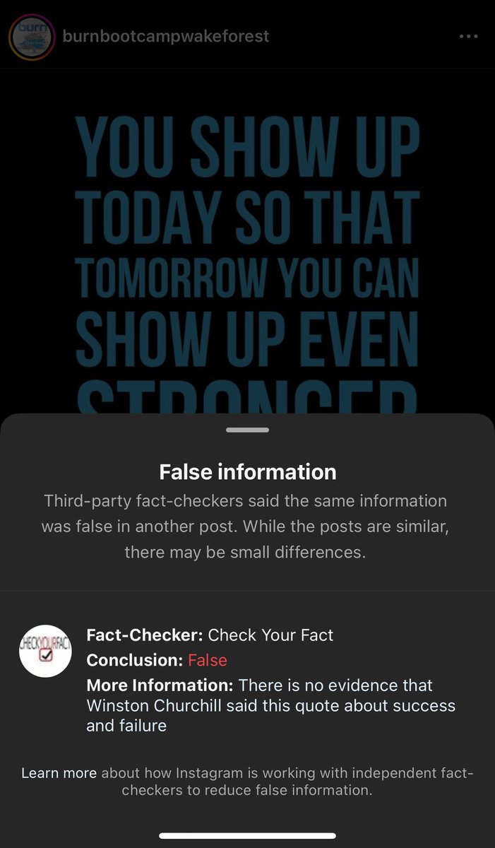 Instagram must be working out the kinks in preparation for the upcoming election.