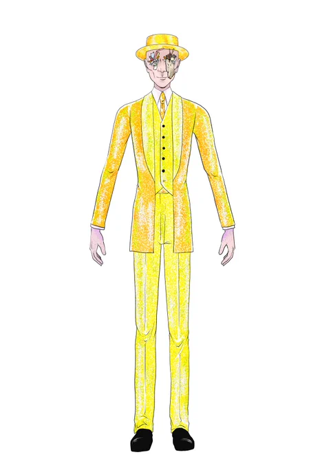 【新宿で黄色い怪人を見たことありますか?】数人から得た怪談?ですが、・15~10年前位に目撃・目撃場所は新宿三丁目から御苑あたり・身長2m以上?でかなりの痩せ型・黄色いスパンコール?ラメのマジシャンのような格好に帽子・目の中にゴミが詰まっている 