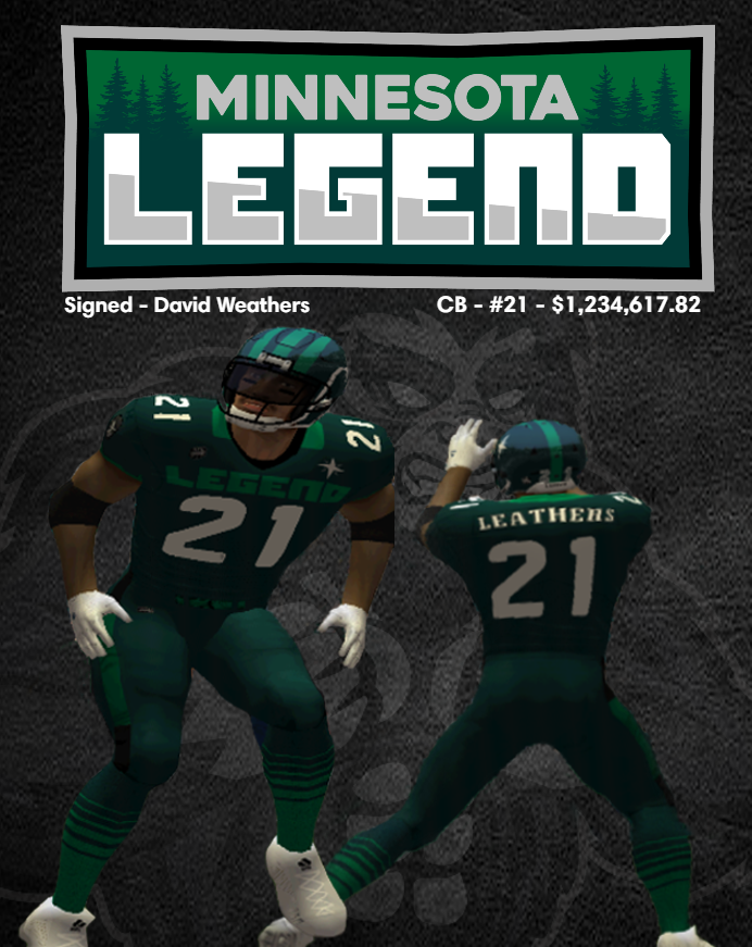 MN_Legend_SFL's tweet image. The Legends want to welcome Free Agent David Leathers to the team!
@simulationfl
#GetStomped #Minnesota #Legend