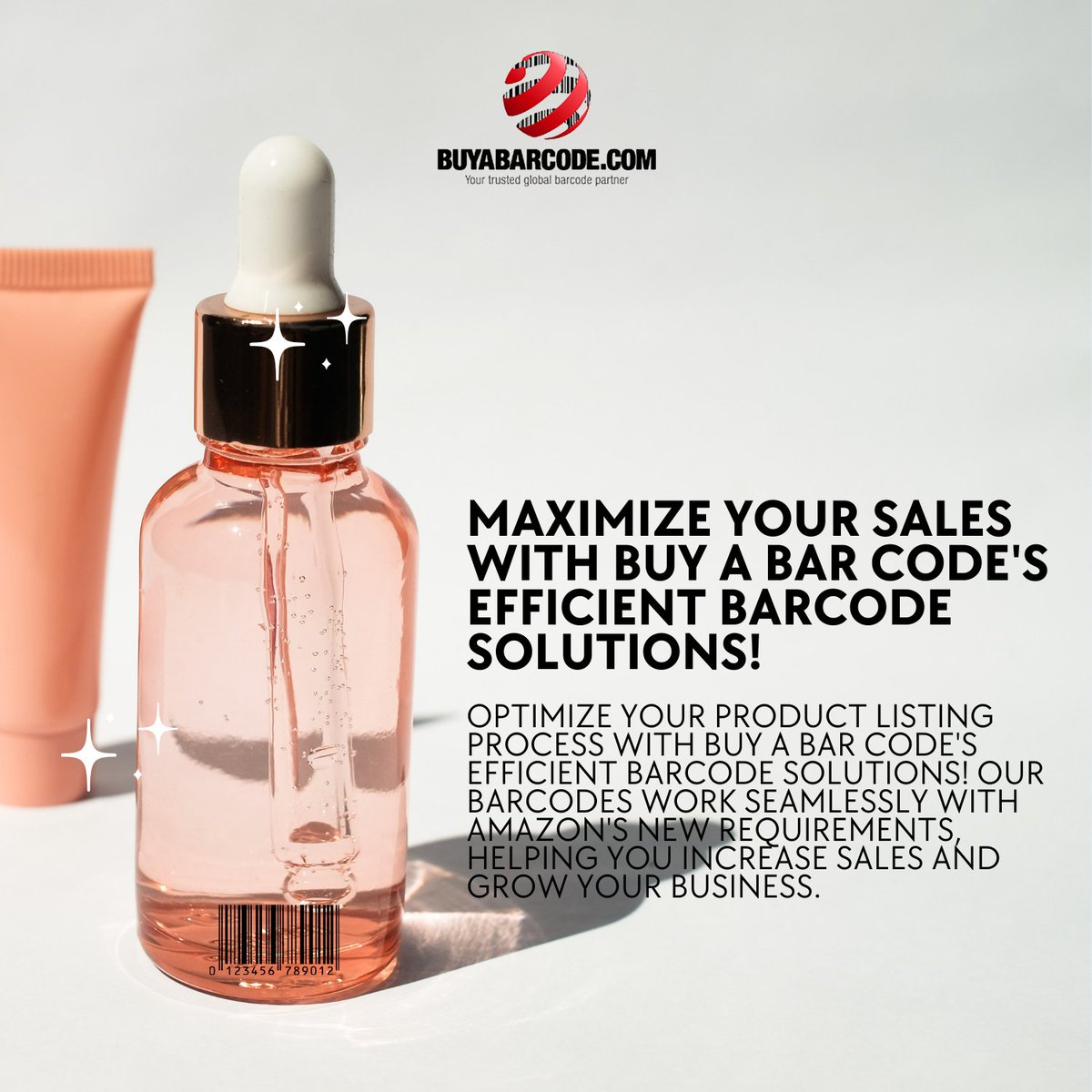 Buy A Bar Code offers efficient barcode solutions, including GS1-registered UPC barcodes, that streamline product listing processes and meet Amazon's new requirements, maximizing sales and business growth.

buyabarcode.com
.
.
.
#BuyABarCode  #SalesGrowth #AmazonSellers