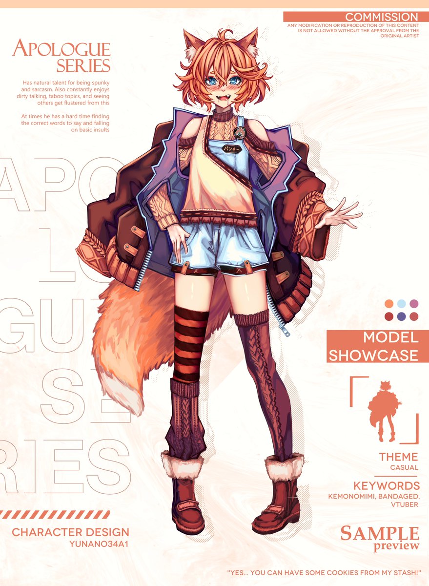 Whenever I feel down, one look to my vtuber kids and I'm proud. The teaser has gone for too long

The spunky lewd cat makes an appearance! That drool is a stage before you become their territory

Thanks for commissioning me <a href="/PankyVt/">PankyVT (Vtuber/Video Editor)</a>!!

#VtuberEN  #VTuberUprising #ApologueSeries