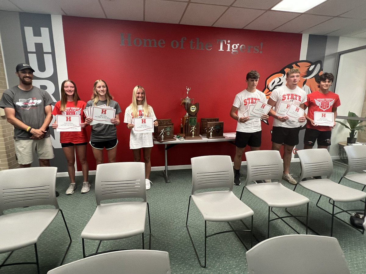 Thank you <a href="/huronschools/">Huron City Schools</a>  for honoring these terrific athletes from the greatest track season in Huron’s history!  🏆