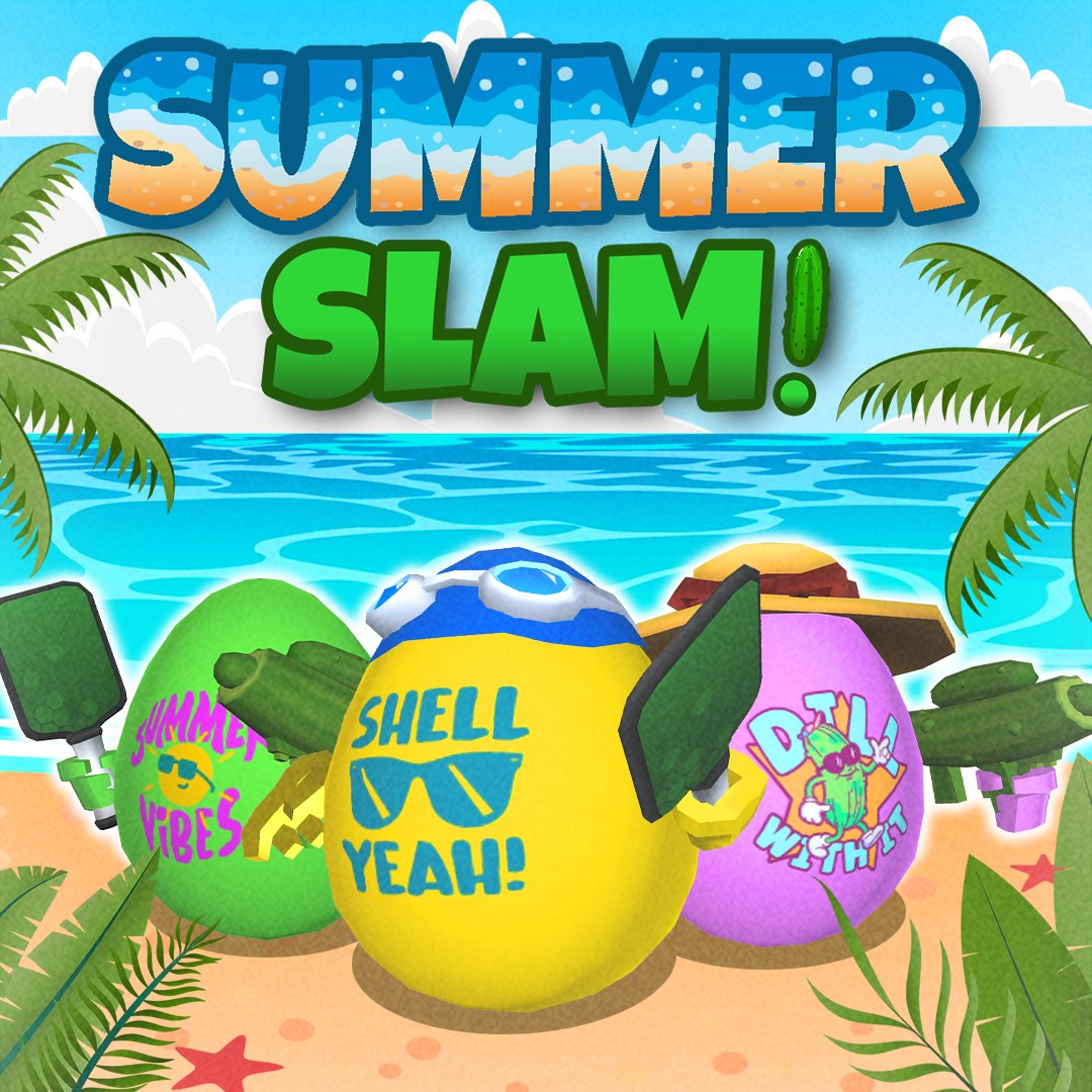 ⚠️ Rise and brine! The Summer Slam Update is here! 

🥒 New Pickleball Melee
☀️ Unvaulted Sports &amp; Summer Skins
💬 New Chat Commands

Play now: shellshock.io

#indiegame #indiedev #gamedev #update