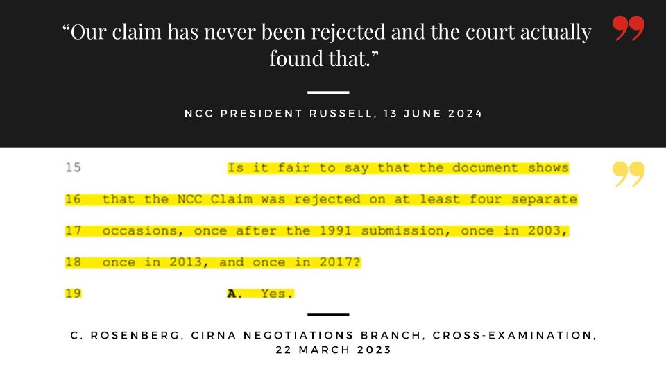 NunatuKavut says their land claim was never rejected.  Canada says it was.  Innu Nation accepts what Canada said and the Federal Court decision.  

#Innu #Inuit #Indigenous #IndigenousPeoplesRights