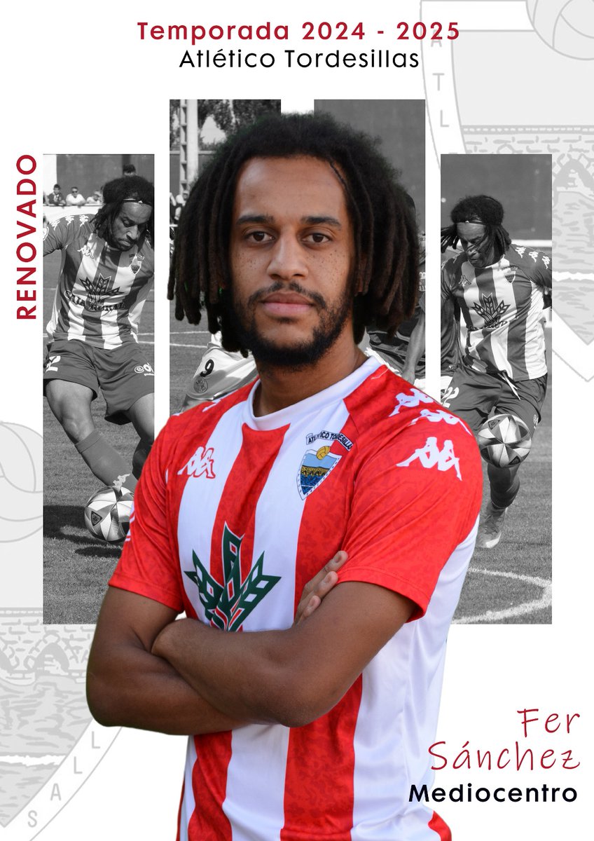 ℹ️ Fer continuará una temporada más en el <a href="/AtcoTordesillas/">Atlético Tordesillas</a>

El incansable centrocampista de Santovenia, un fijo en el 11 de Marchena, renueva su compromiso con el club ♥️🤍♥️🙌

#VamosTorde💪