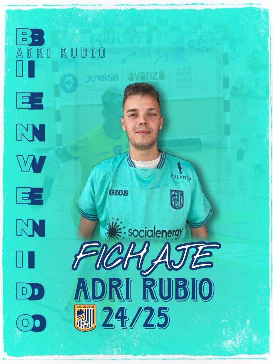 🐲 𝗢𝗙𝗜𝗖𝗜𝗔𝗟 | <a href="/Adriirubiio1/">Adrian rubio</a> se convierte en la primera incorporación del #Socialenergy Alcalá FS para la temporada 2024/25. ✍️

El guardameta de 23 años, llega a la orilla del Guadaira procedente del Nazareno DHFS.

¡Bienvenido a tú casa, Adri! 🤍💙

#Somos41500 #GV2B