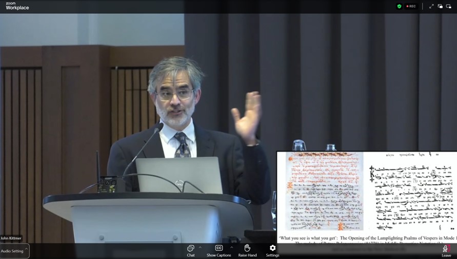 NigelMcFarlane's tweet image. Absolutely fascinating keynote address by Prof Alexander Lingas @ALLingas on Recovering the Lost Voices of Hagia Sofia, part of this evening's @RuncimanAward. Looking forward to the winner being announced.