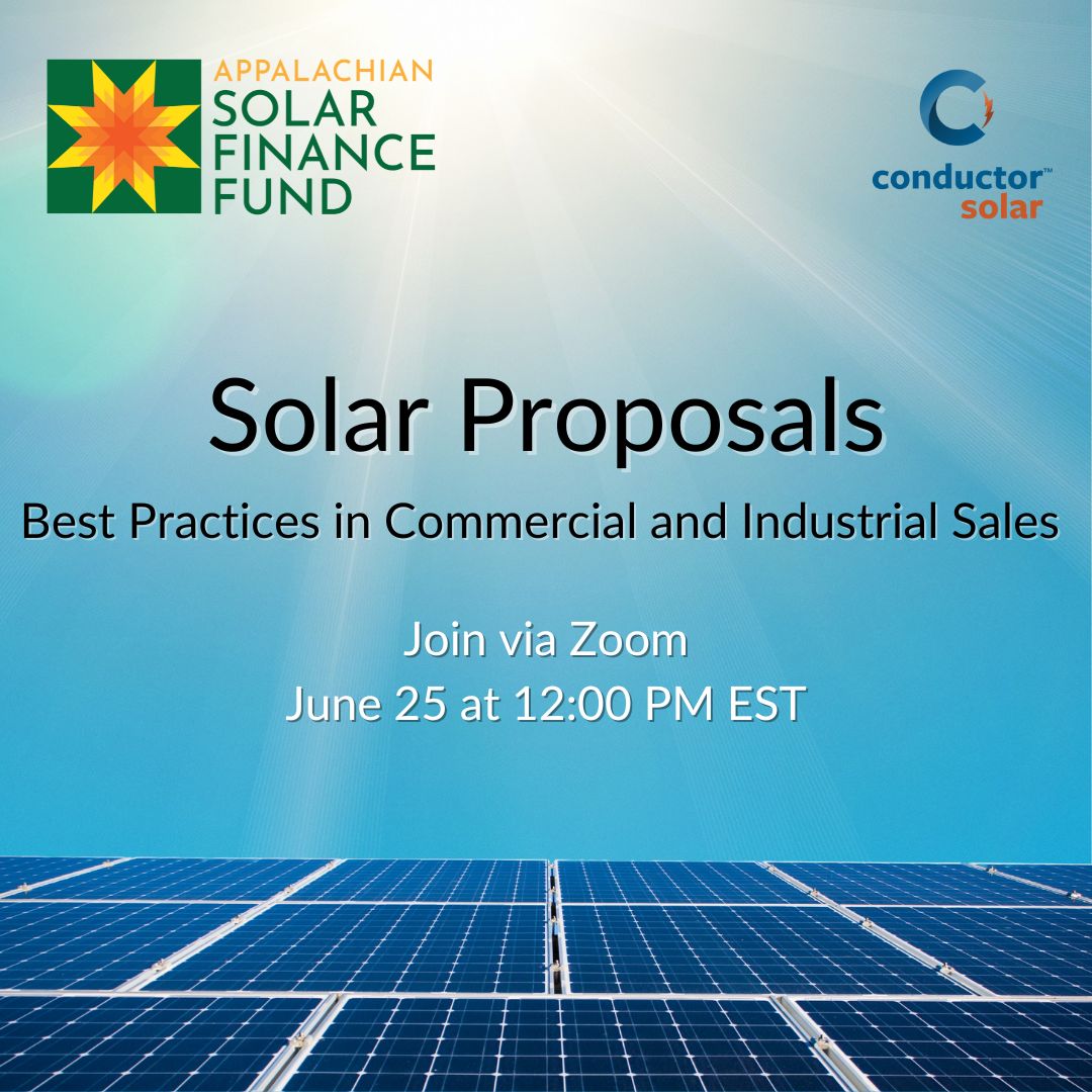 AppVoices's tweet image. Do you work in solar sales or are you a solar contractor? ☀️ Join our staff and Conductor Solar team members for a webinar that will provide a deeper understanding of solar economics! #NABCEP ed credits available!
appvoices.org/sff-installer-…