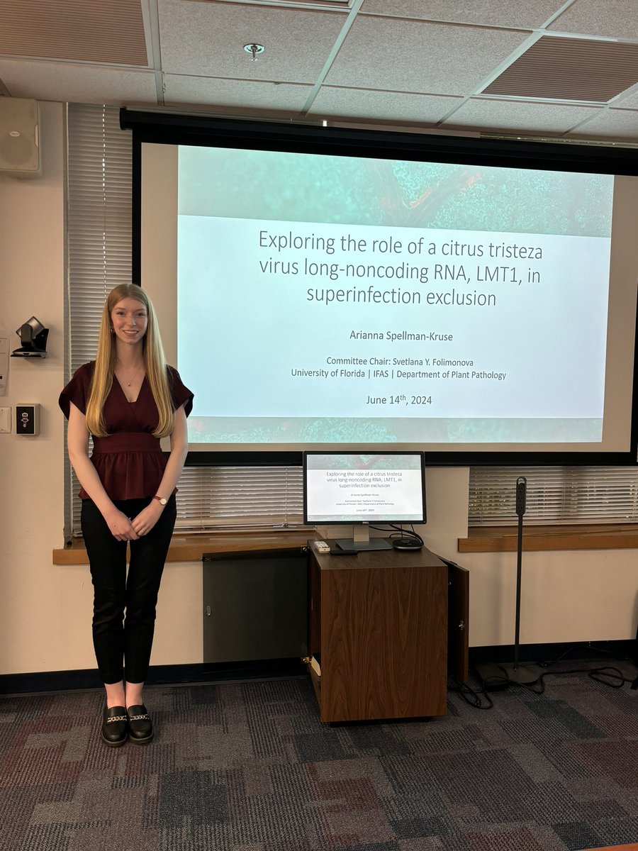 Please join me in congratulating Arianna Spellman-Kruse, a PhD student in my lab, who successfully defended her dissertation! In a few days, Arianna is heading to the annual meeting of the American Society for Virology where she will give an oral presentation of her work.